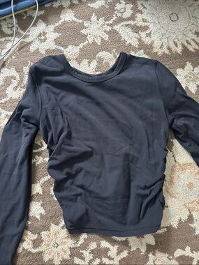 lululemon athletica Black Long Sleeve Crew Top